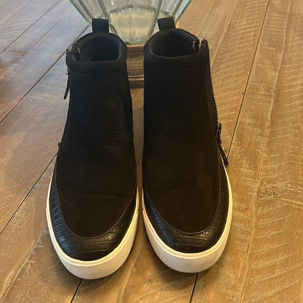 Naturalizer Suede Flat Booties - image 1